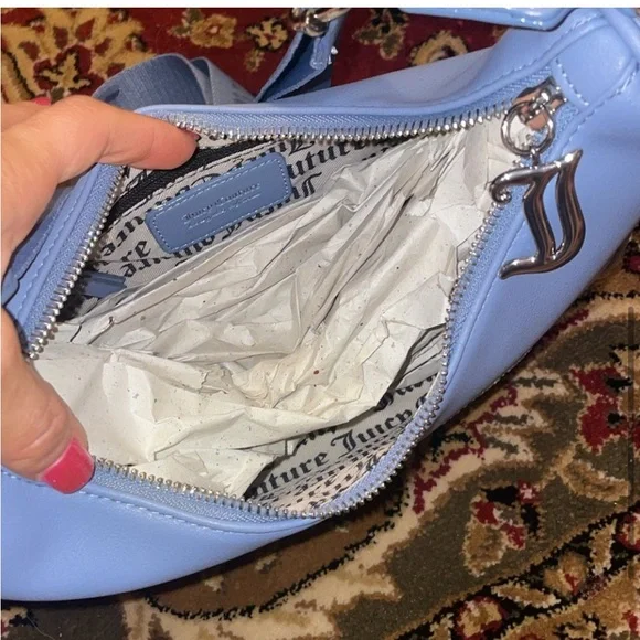 Juicy Couture Light Blue Shoulder Bag - Picture 5 of 6